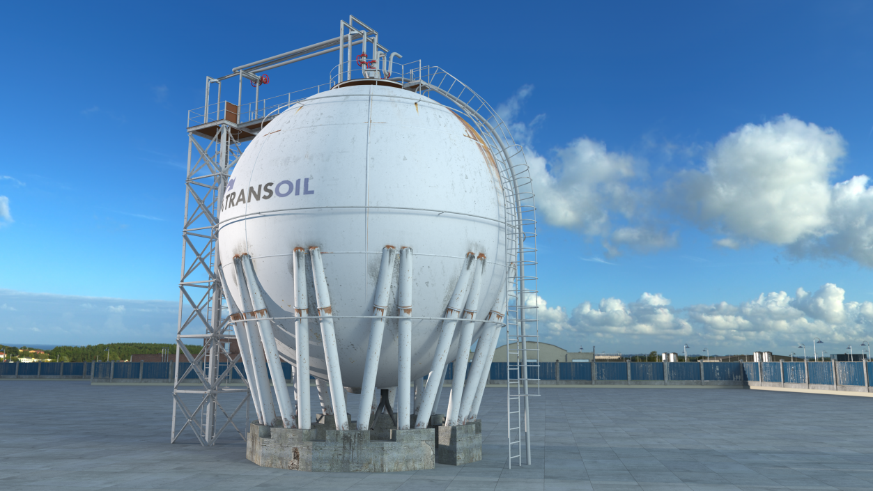 3D model Crude Oil Storage Tank(1)