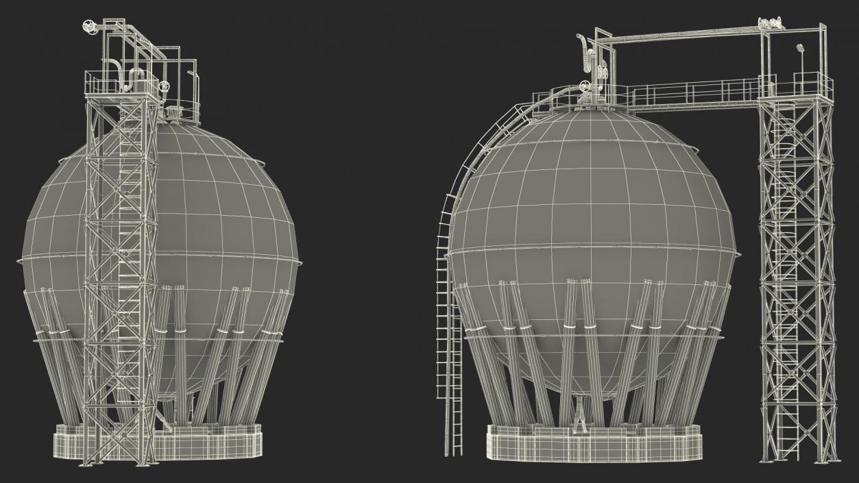 3D model Crude Oil Storage Tank(1)