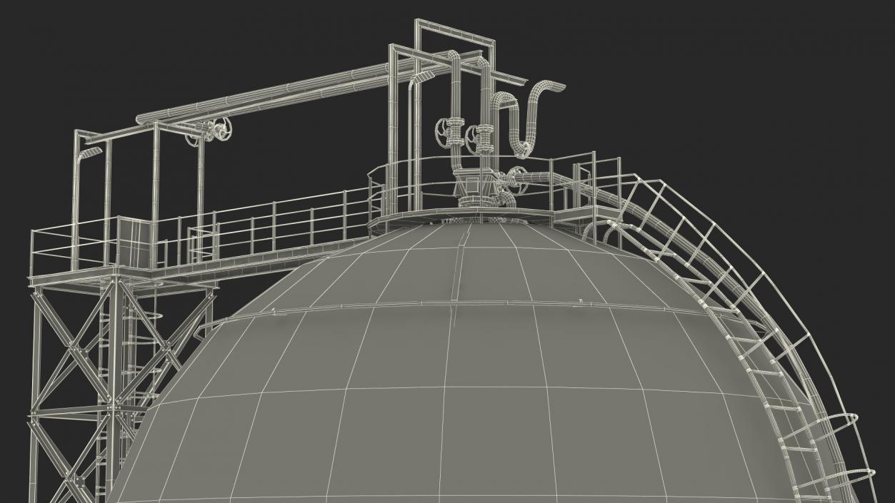 3D model Crude Oil Storage Tank(1)