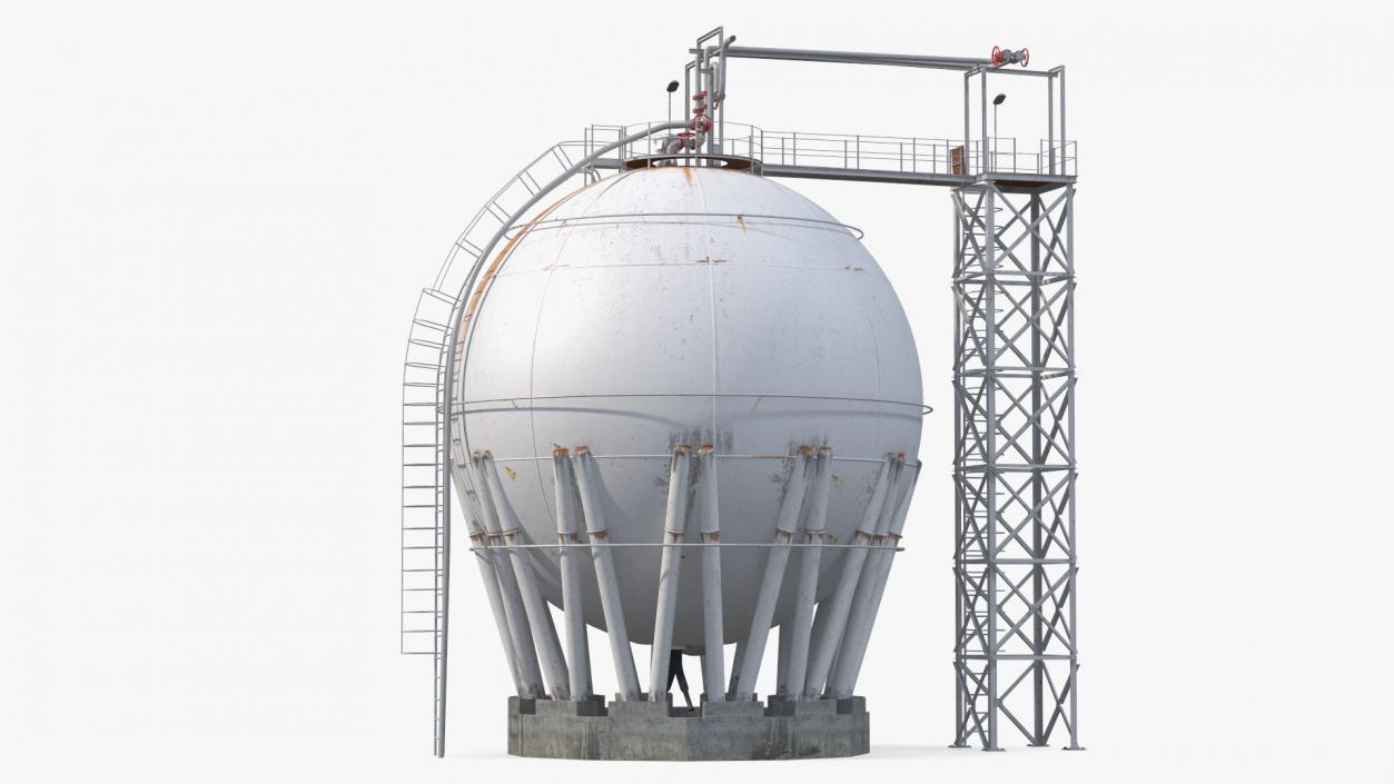 3D model Crude Oil Storage Tank(1)