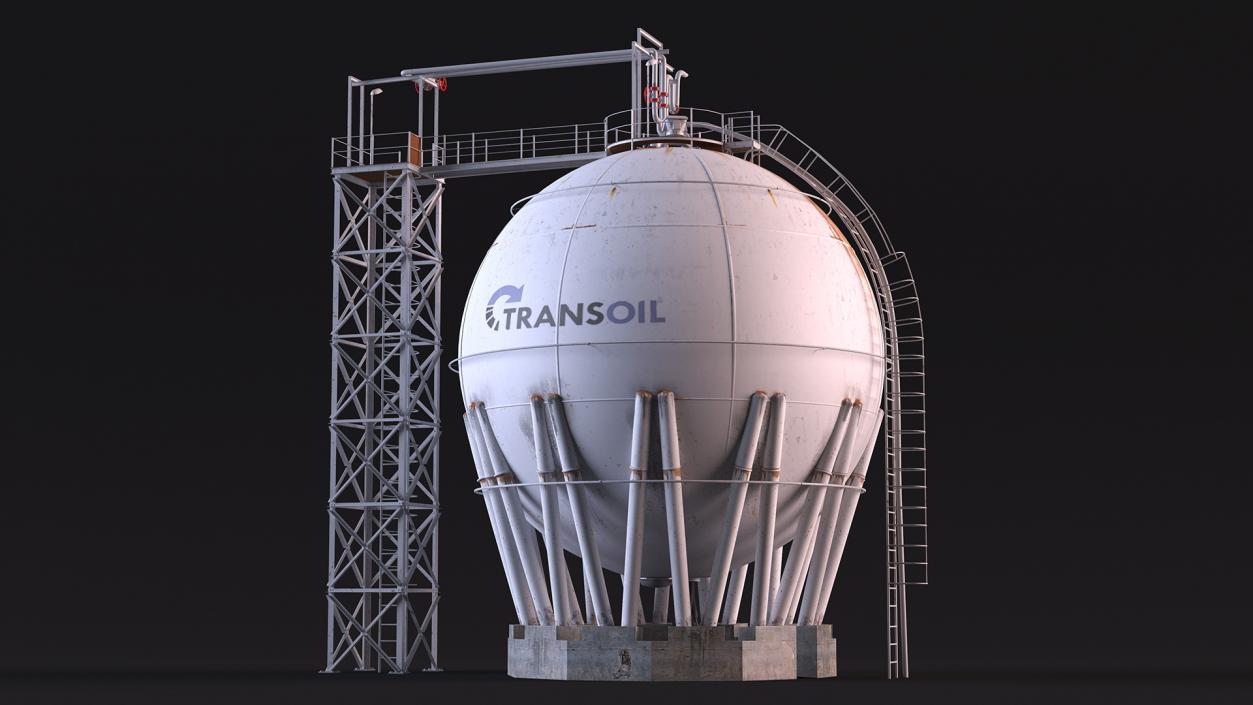 3D model Crude Oil Storage Tank(1)