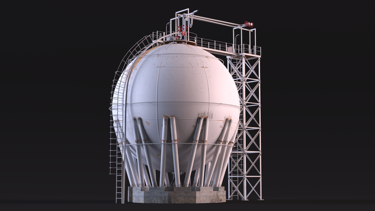 3D model Crude Oil Storage Tank(1)