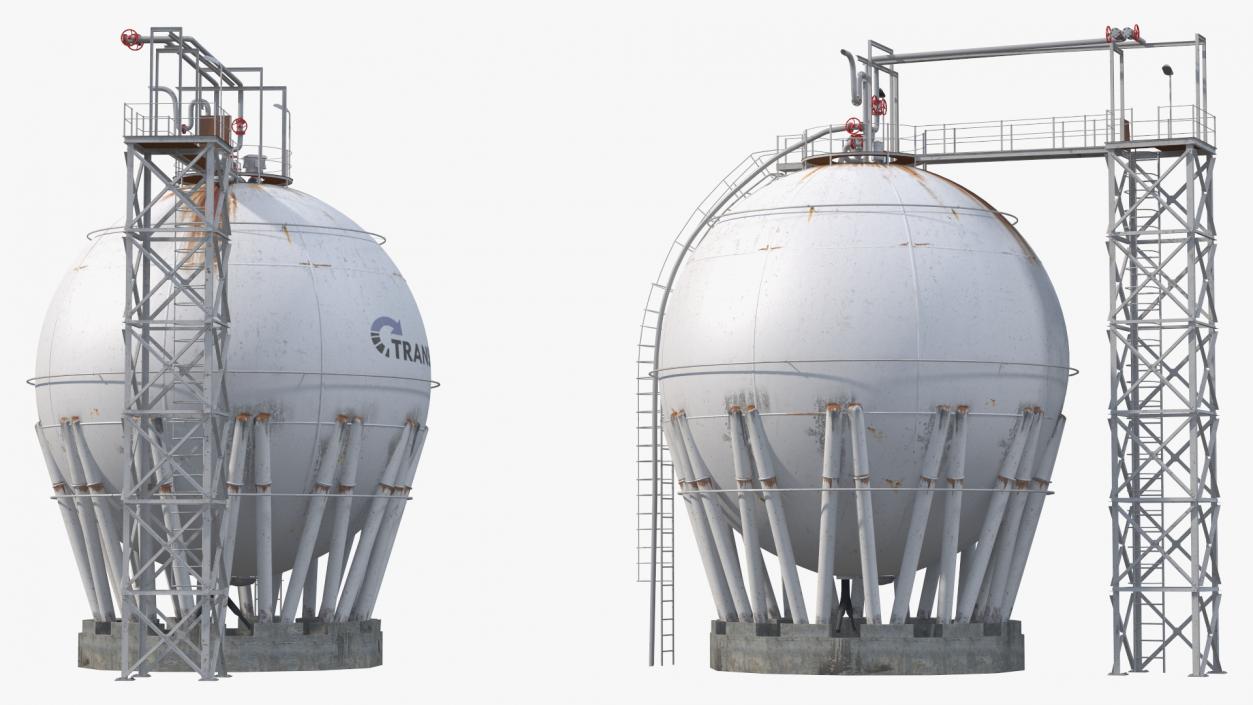 3D model Crude Oil Storage Tank(1)