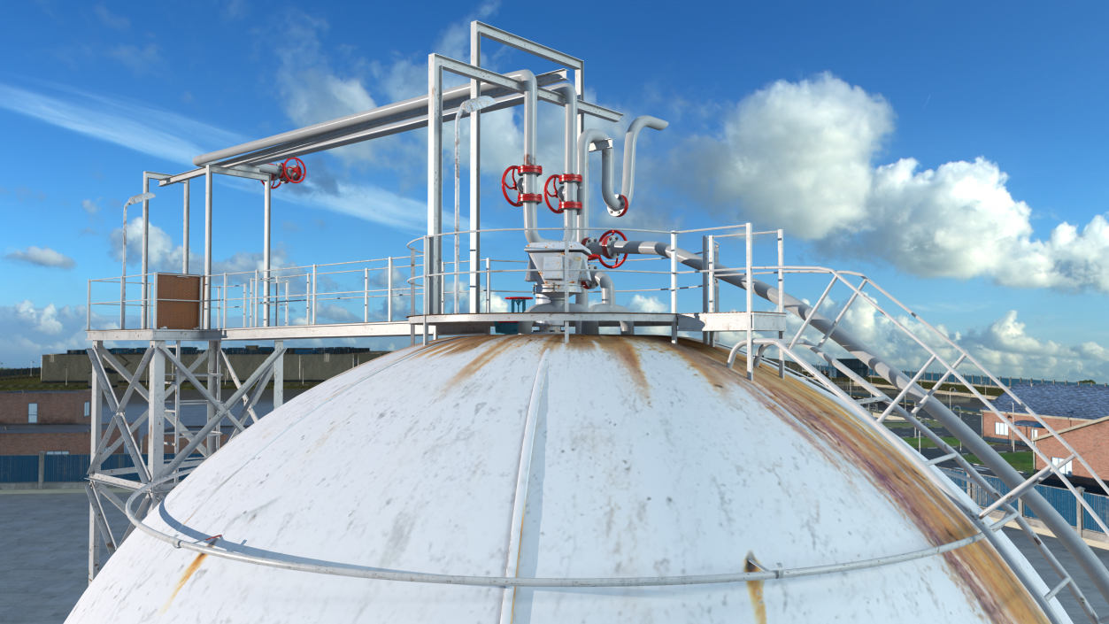 3D model Crude Oil Storage Tank(1)