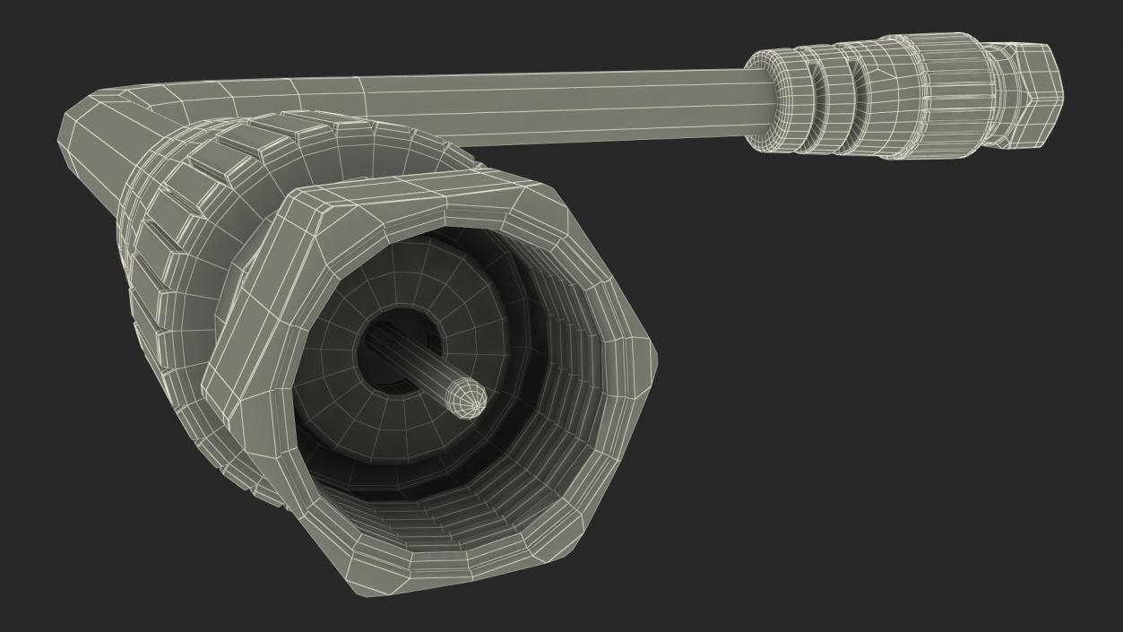 3D model Coaxial Cable and Extender Set