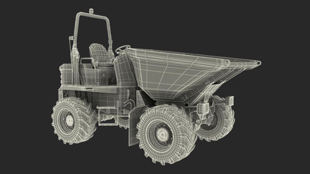 Dumper Generic Dirty Rigged 3D