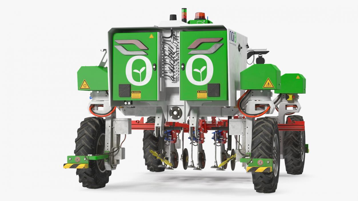 Old Autonomous Farm Robot Orio Naio Rigged 3D