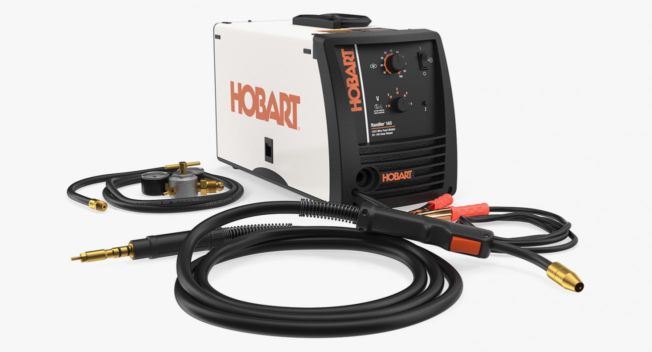 Welding Machine Hobart with Equipment 3D