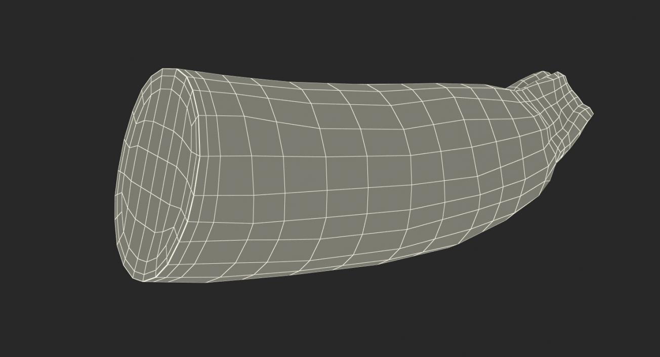 3D Zucchini Half model