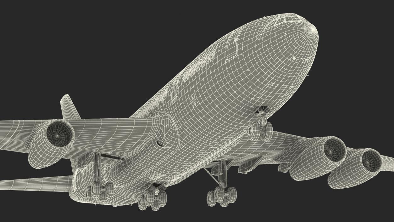 3D IL-96 Russian Presidential Aircraft Simple Interior Rigged model