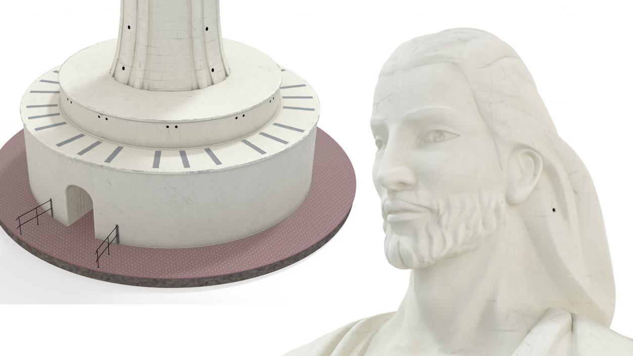 Cristo de la Concordia Statue 3D model