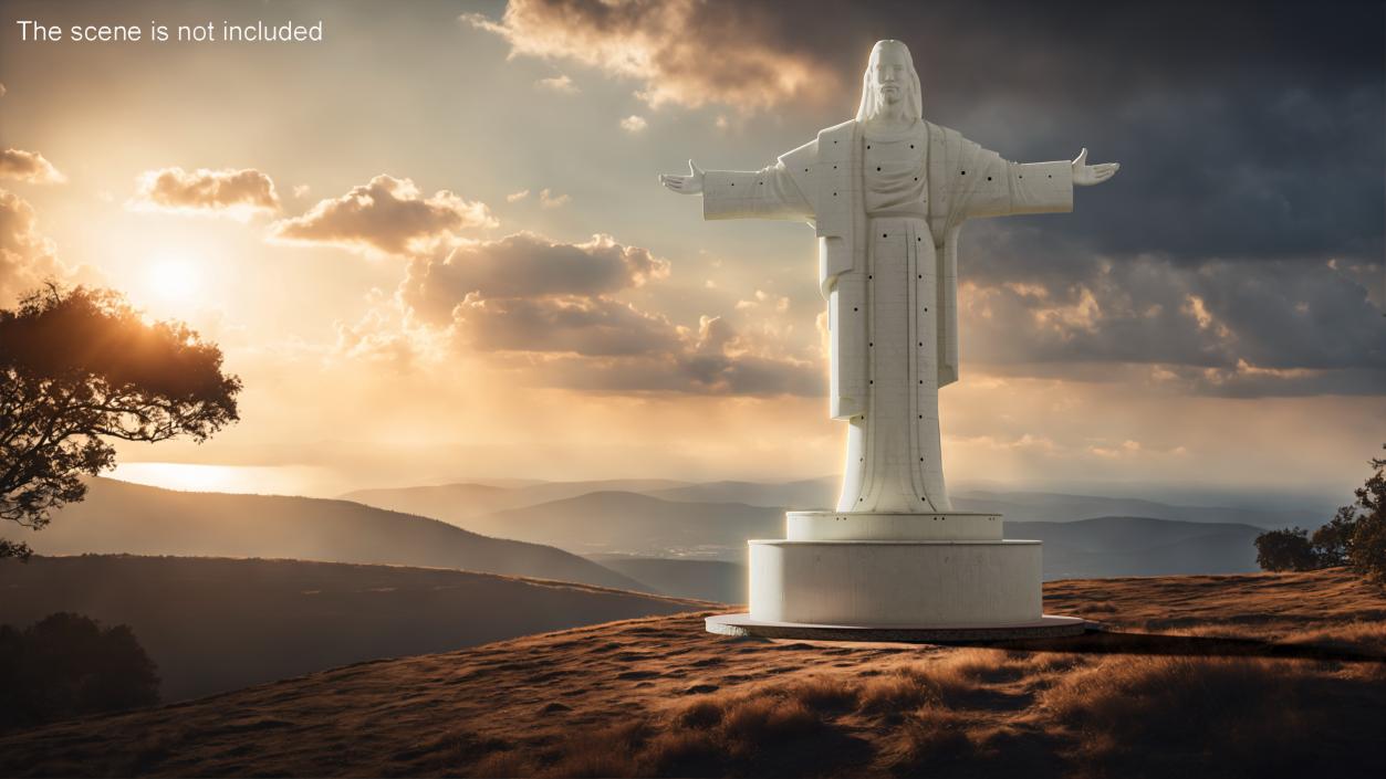 Cristo de la Concordia Statue 3D model