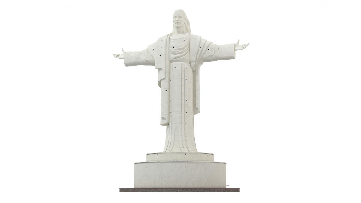 Cristo de la Concordia Statue 3D model