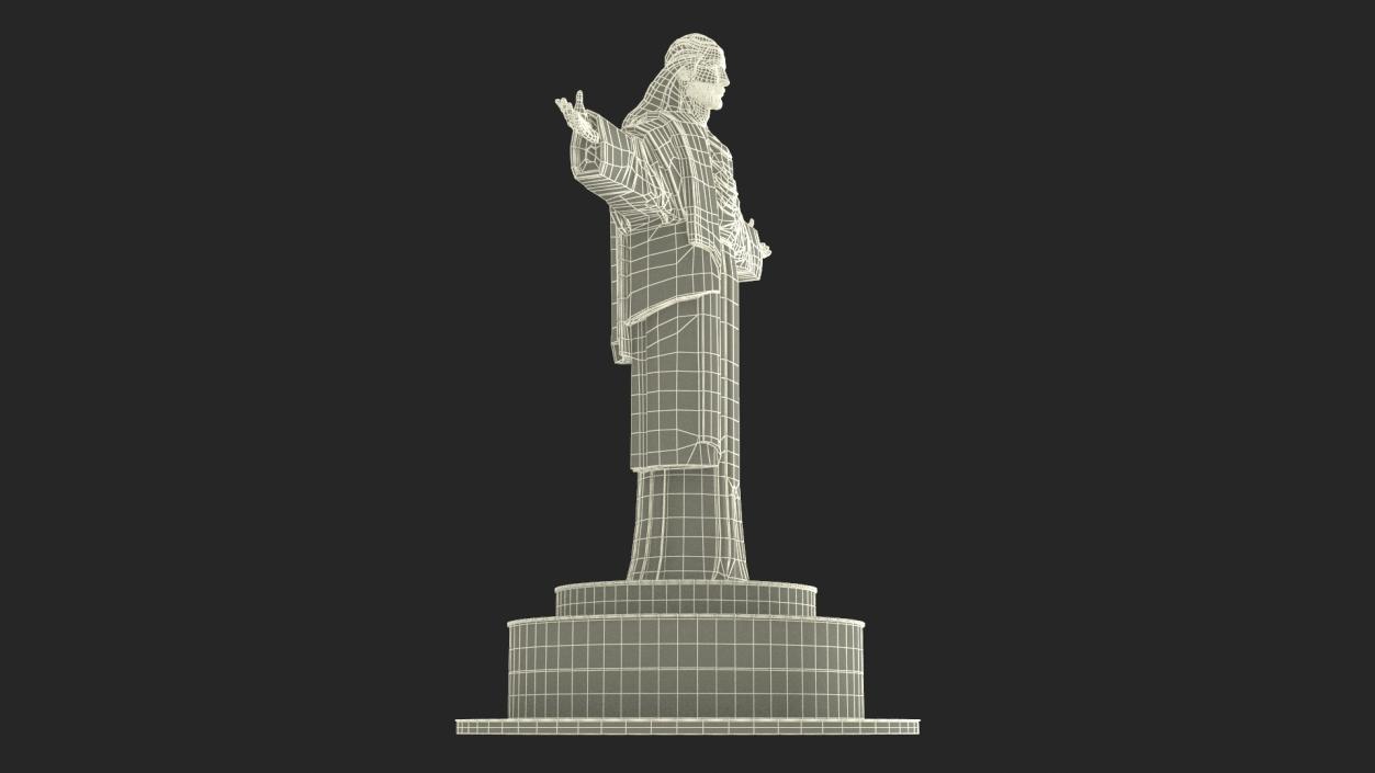 Cristo de la Concordia Statue 3D model