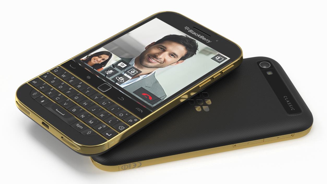 3D Premium Smartphone BlackBerry Gold 2