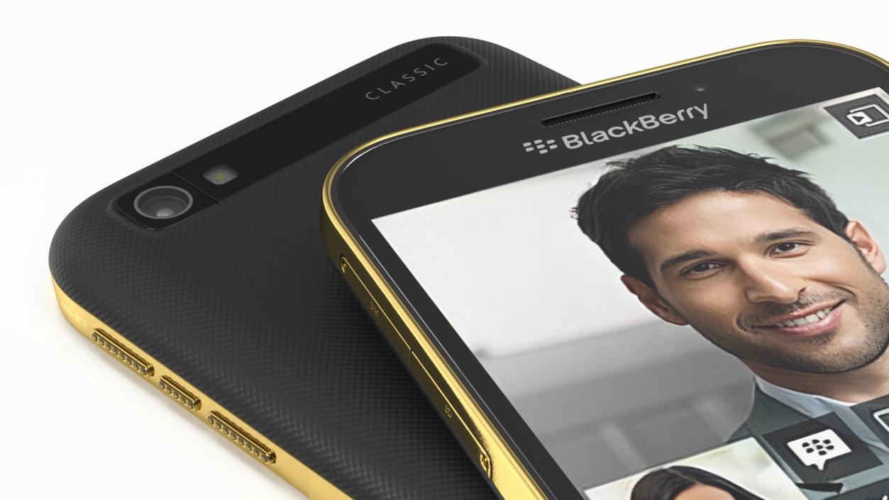 3D Premium Smartphone BlackBerry Gold 2