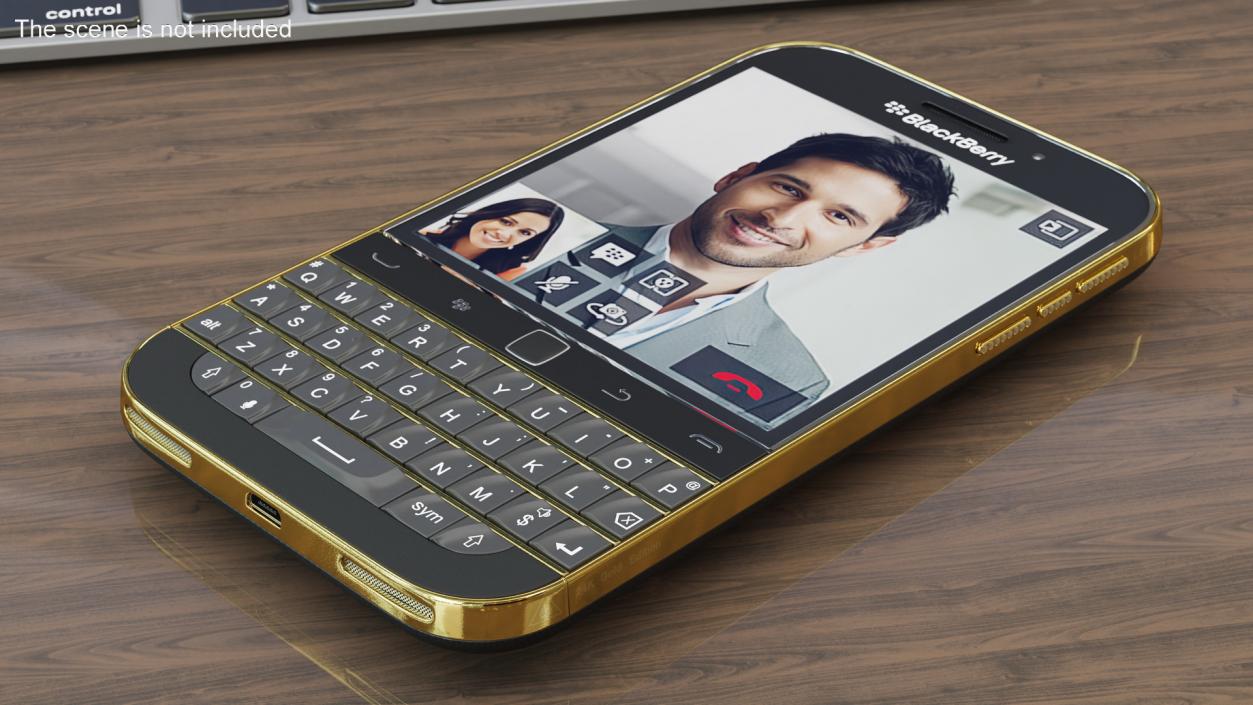 3D Premium Smartphone BlackBerry Gold 2