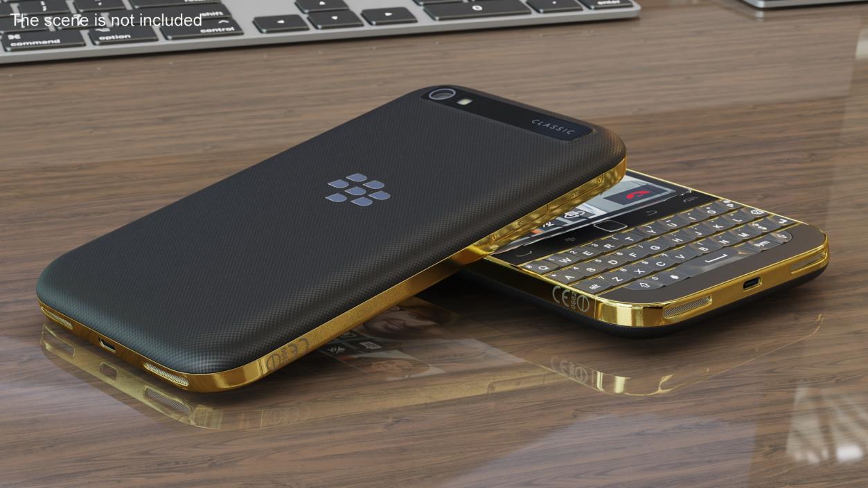 3D Premium Smartphone BlackBerry Gold 2