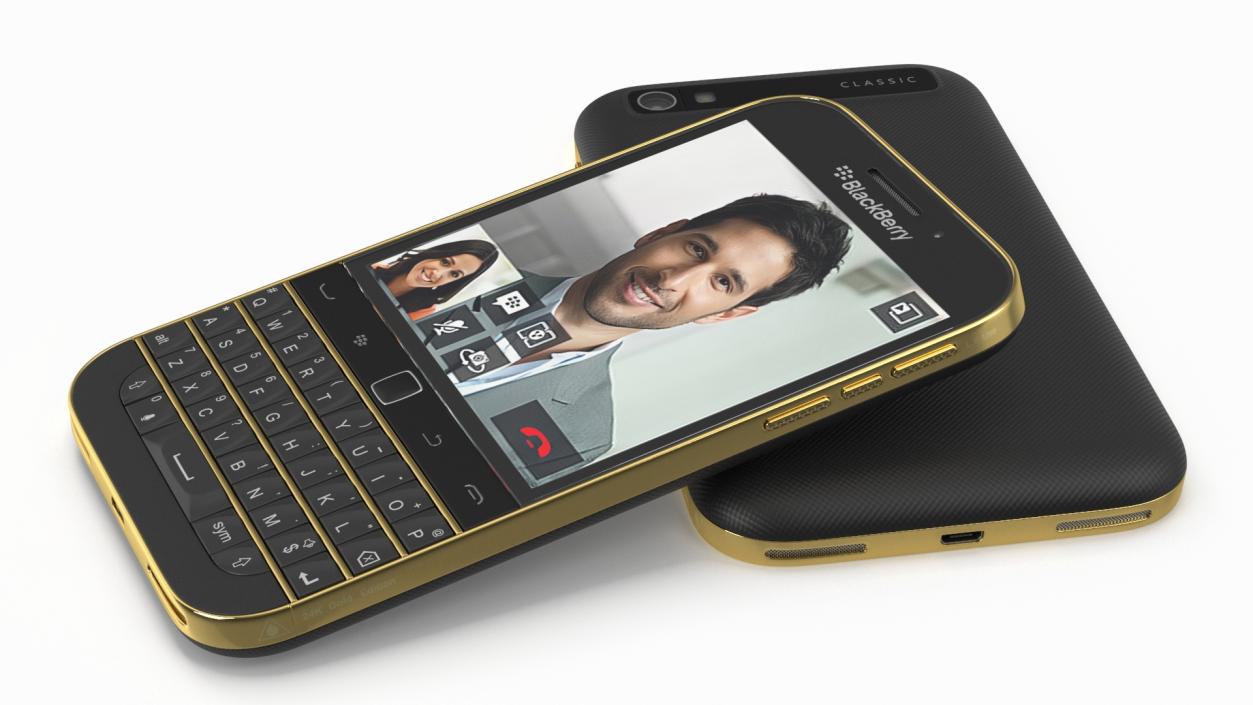 3D Premium Smartphone BlackBerry Gold 2