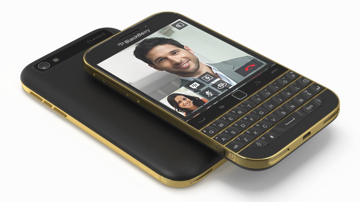 3D Premium Smartphone BlackBerry Gold 2