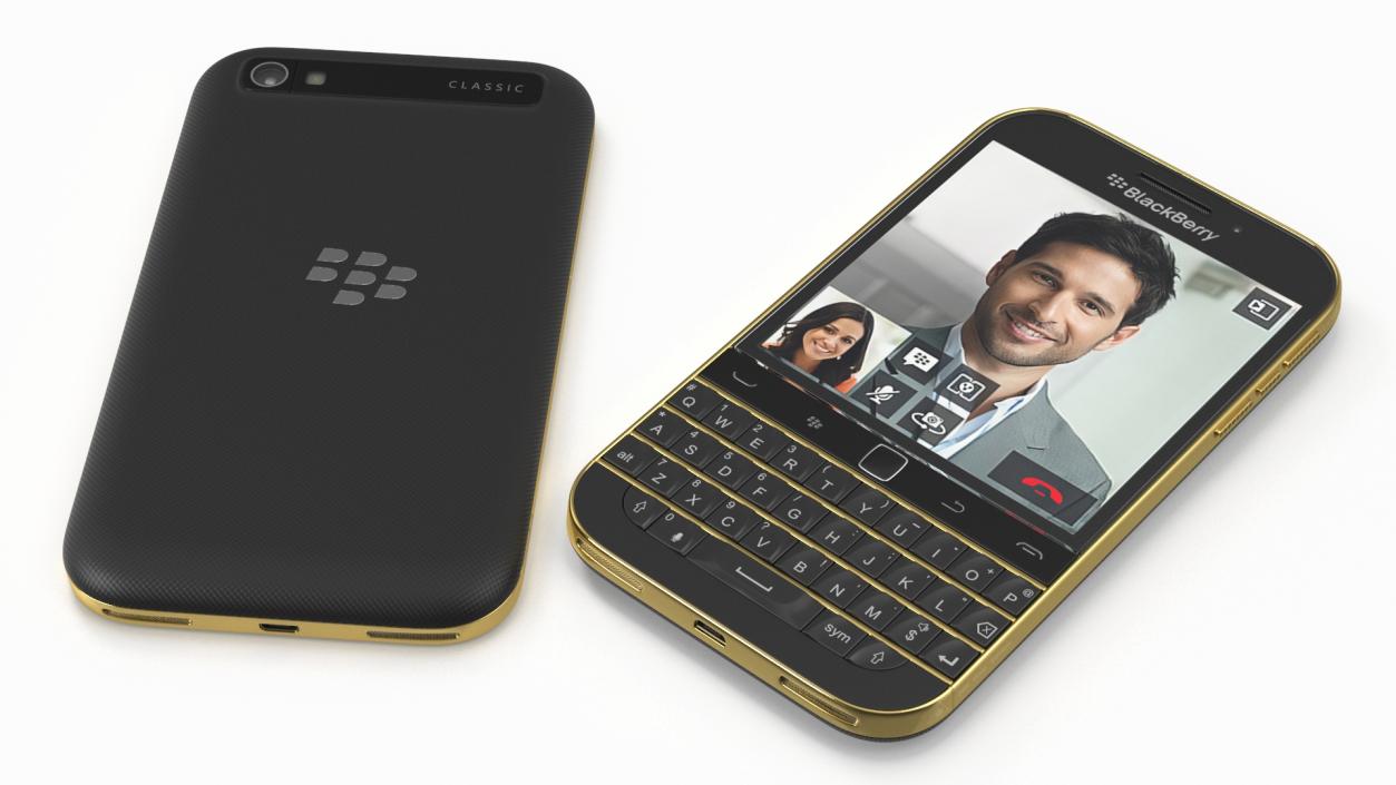 3D Premium Smartphone BlackBerry Gold 2