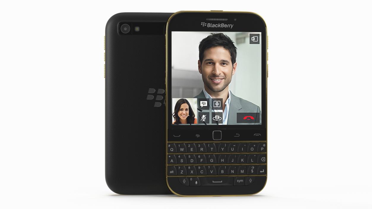 3D Premium Smartphone BlackBerry Gold 2