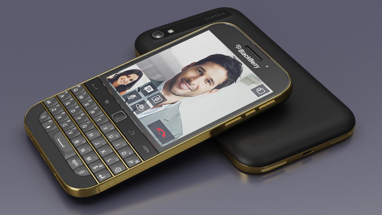 3D Premium Smartphone BlackBerry Gold 2