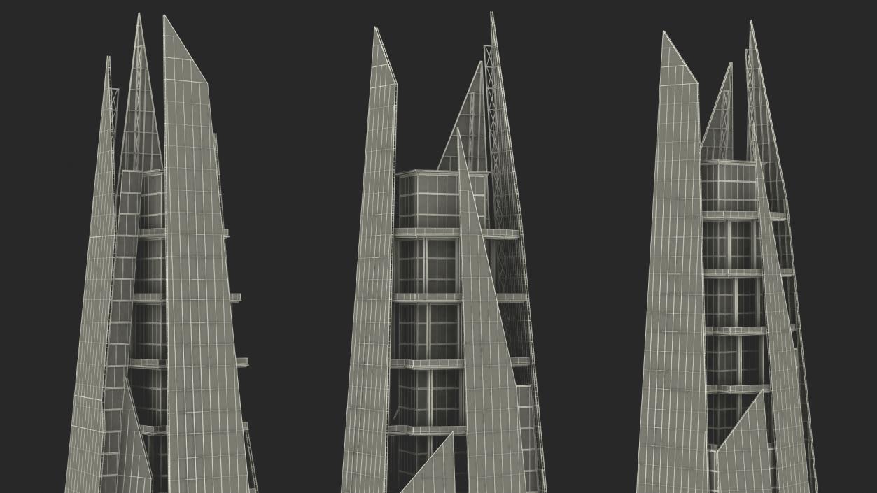 Skyscrapers Collection 9 3D model