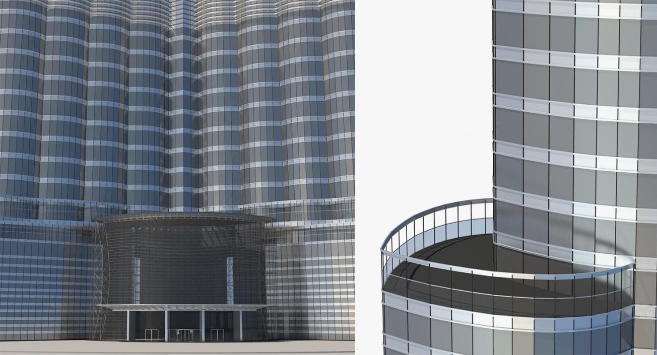 Skyscrapers Collection 9 3D model