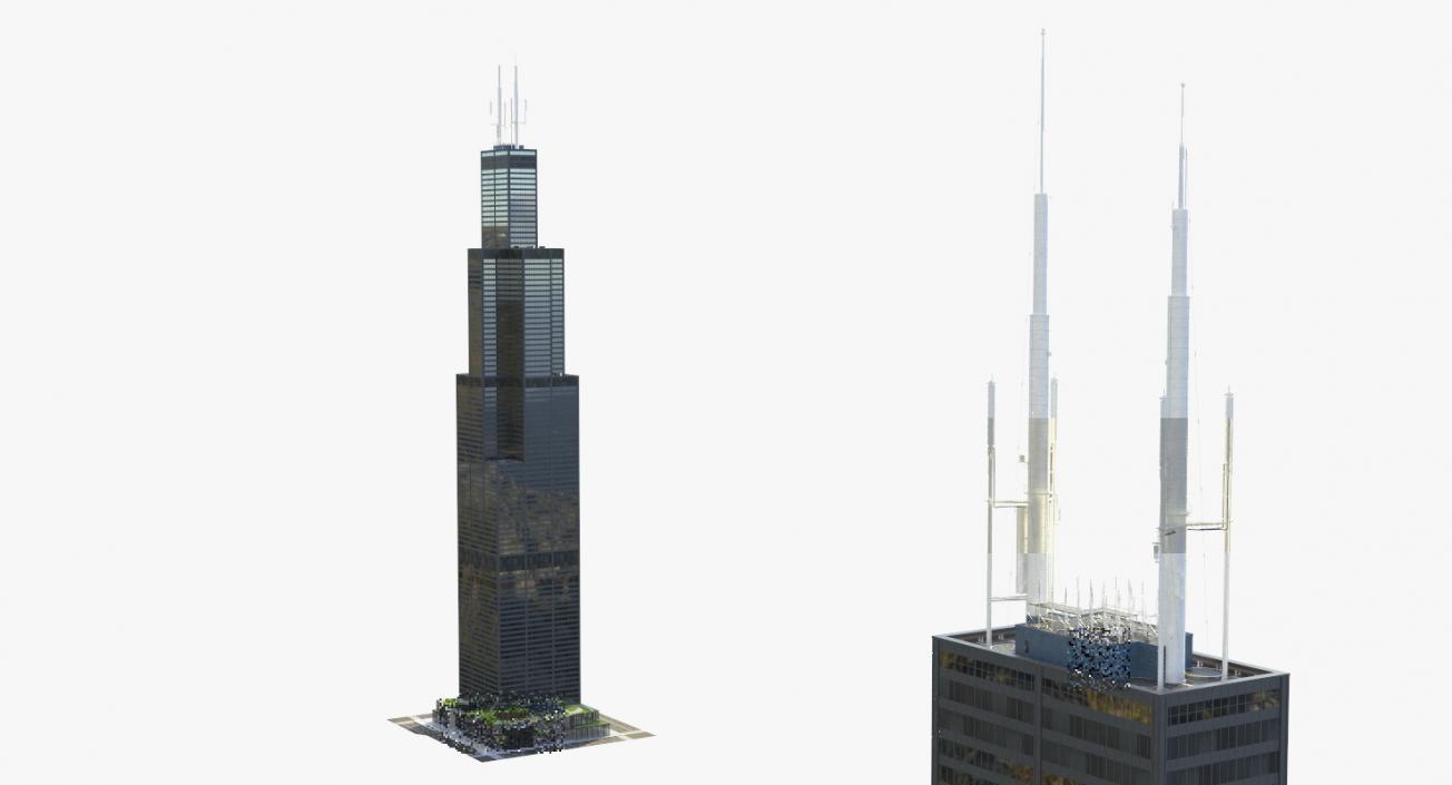 Skyscrapers Collection 9 3D model