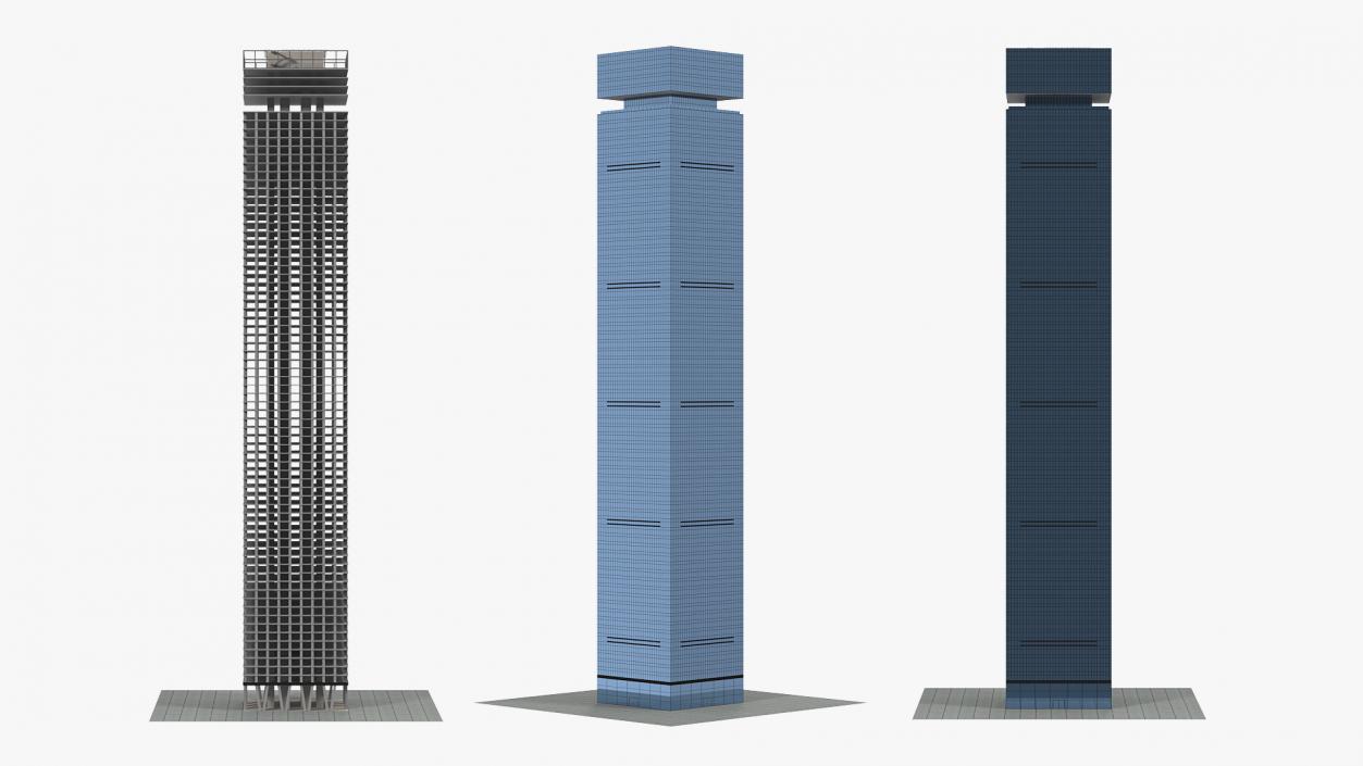 Skyscrapers Collection 9 3D model