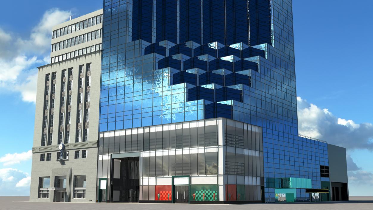 Skyscrapers Collection 9 3D model