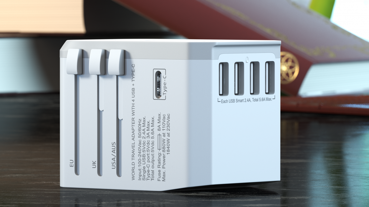 3D model EPICKA All in One International Wall Charger White