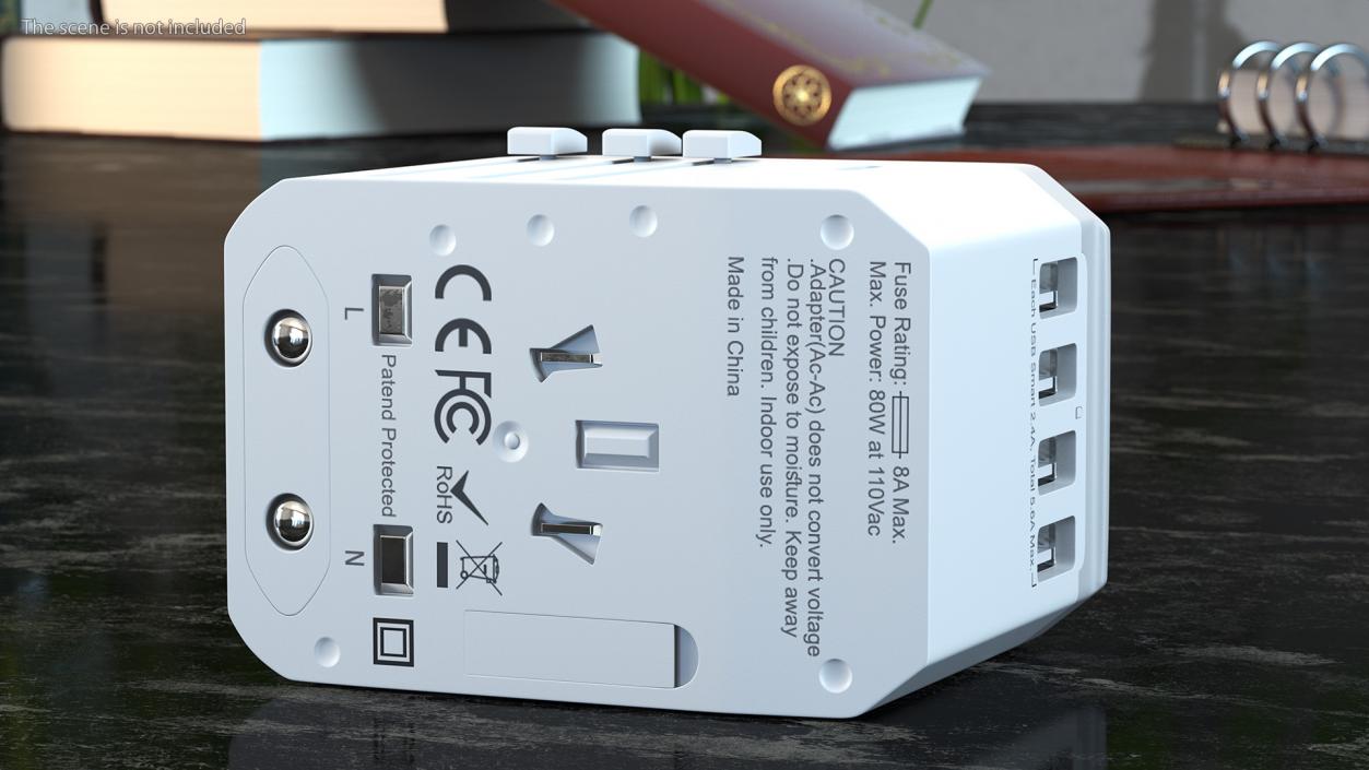 3D model EPICKA All in One International Wall Charger White