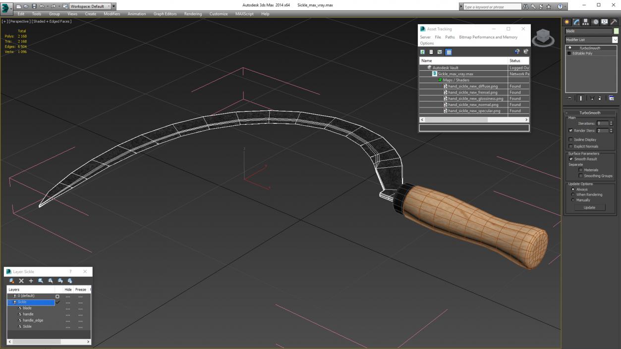 3D model Sickle