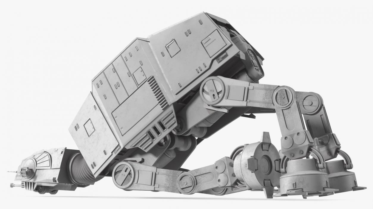 Broken AT-AT Star Wars 3D