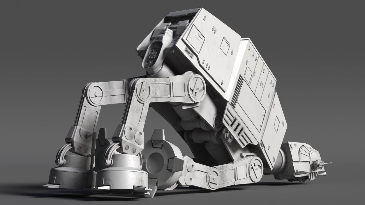 Broken AT-AT Star Wars 3D