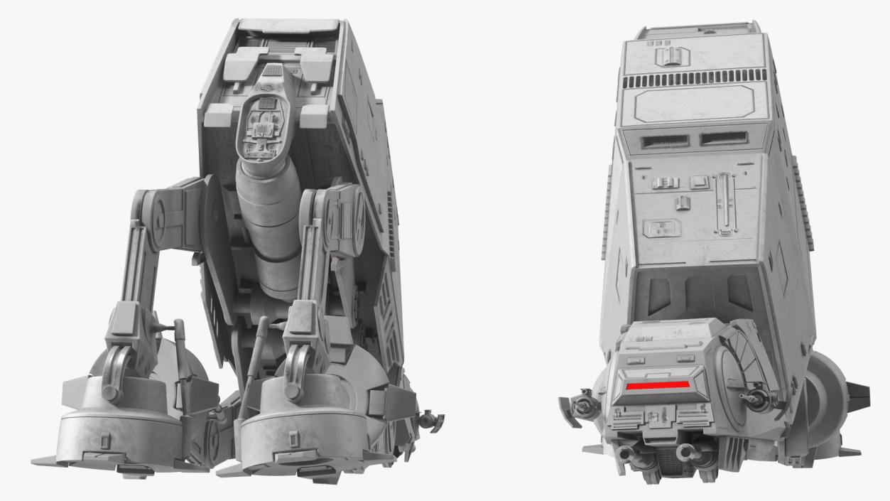 Broken AT-AT Star Wars 3D