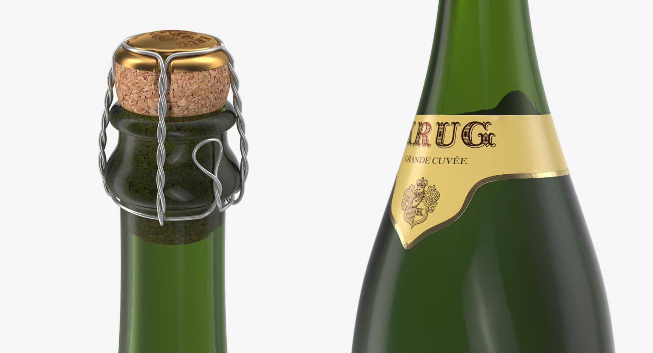 Champagne and Wine Bottles 3D Models Collection 3D