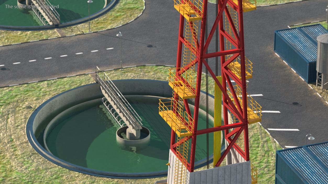 Drilling Rig 2 3D model