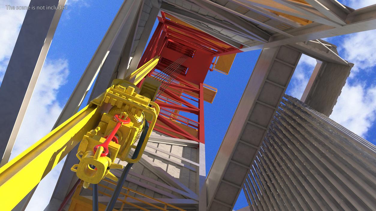 Drilling Rig 2 3D model