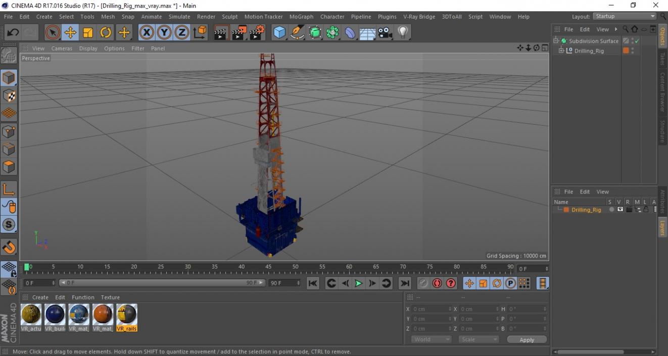 Drilling Rig 2 3D model