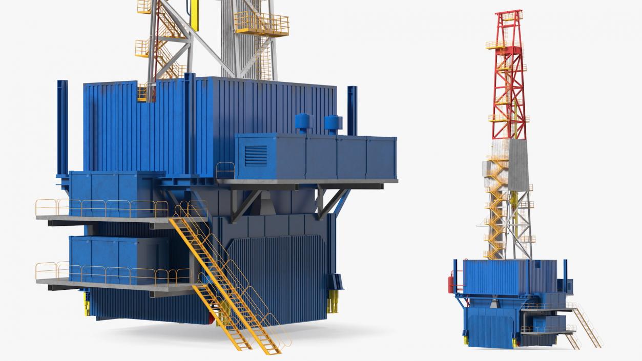 Drilling Rig 2 3D model