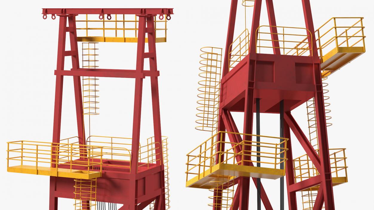 Drilling Rig 2 3D model