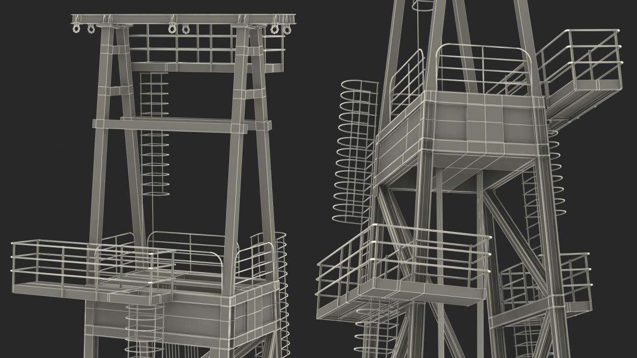 Drilling Rig 2 3D model