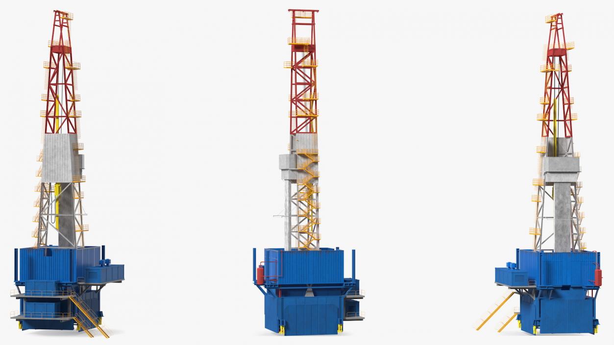 Drilling Rig 2 3D model