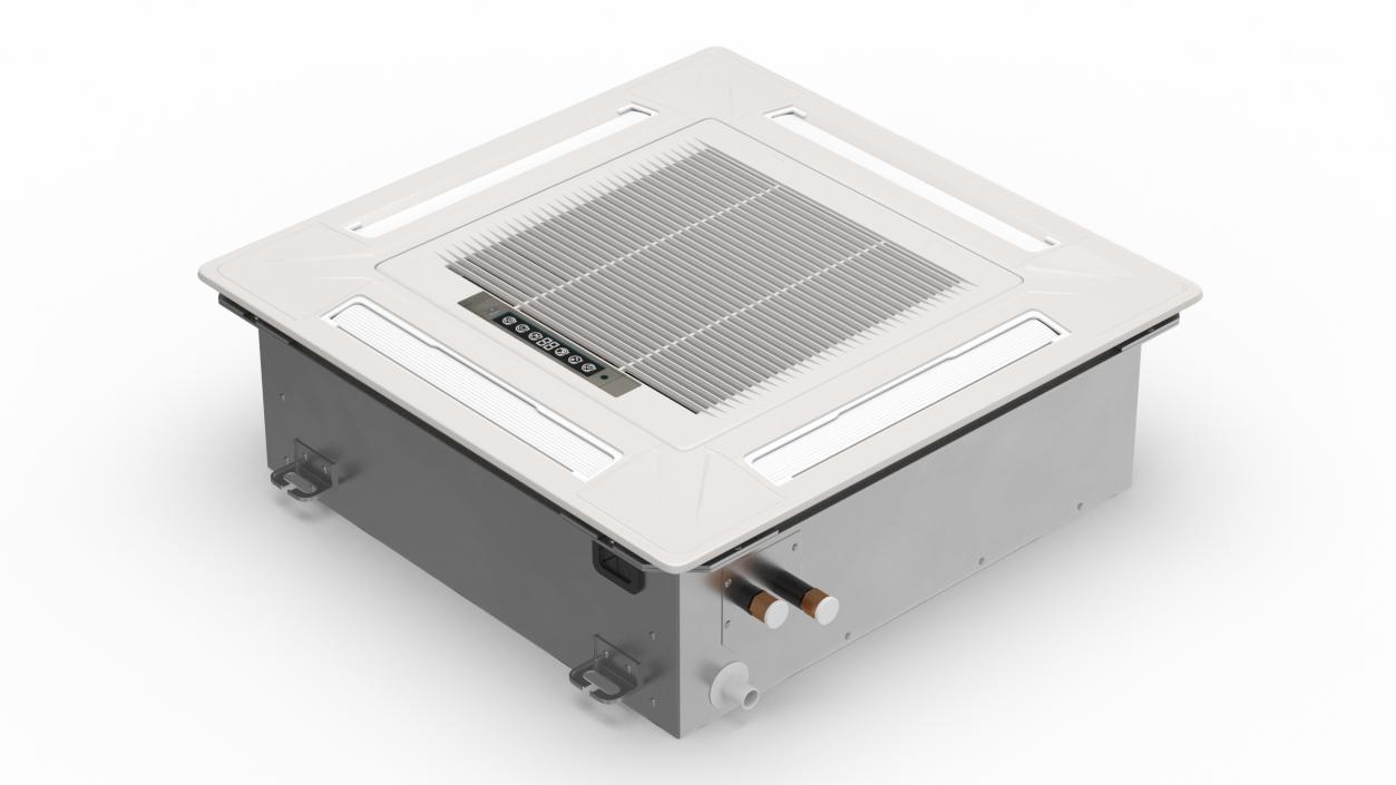 3D 4-Way Cassette Fan Coil Unit model