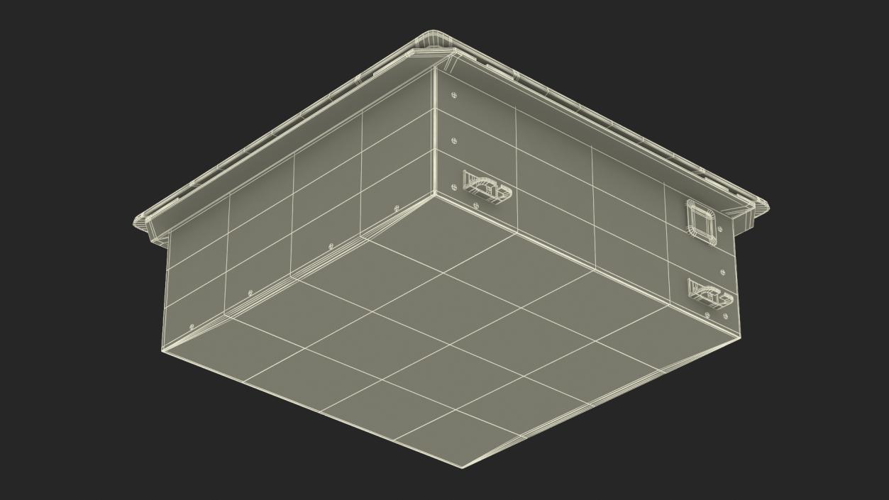 3D 4-Way Cassette Fan Coil Unit model