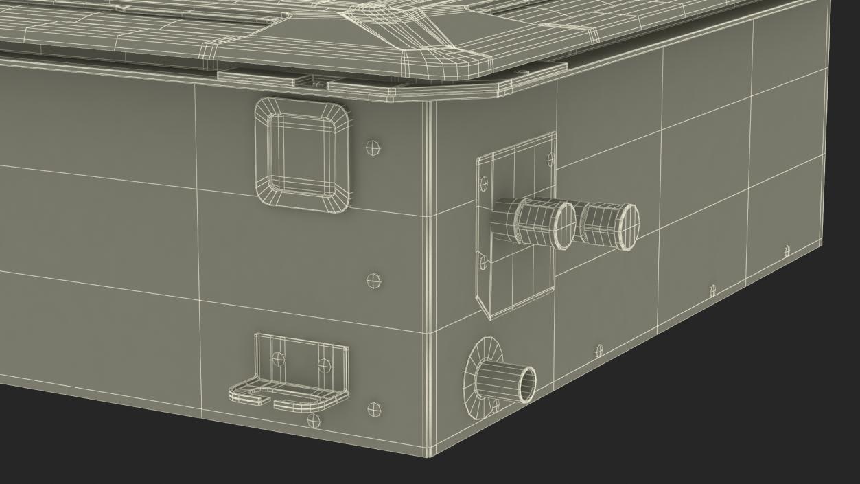 3D 4-Way Cassette Fan Coil Unit model