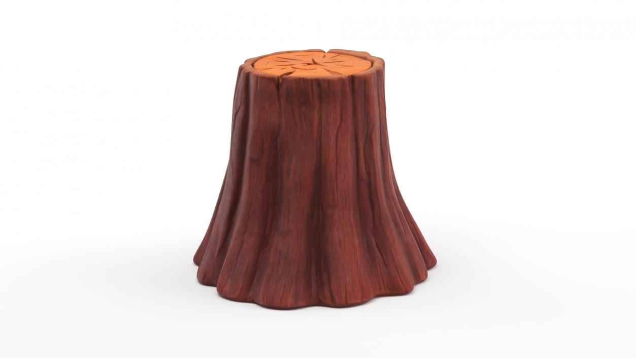 Cartoon Tree Stumps Collection 3 3D